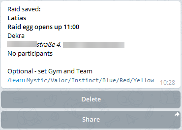 Command: /start
