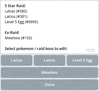 Command: /pokedex